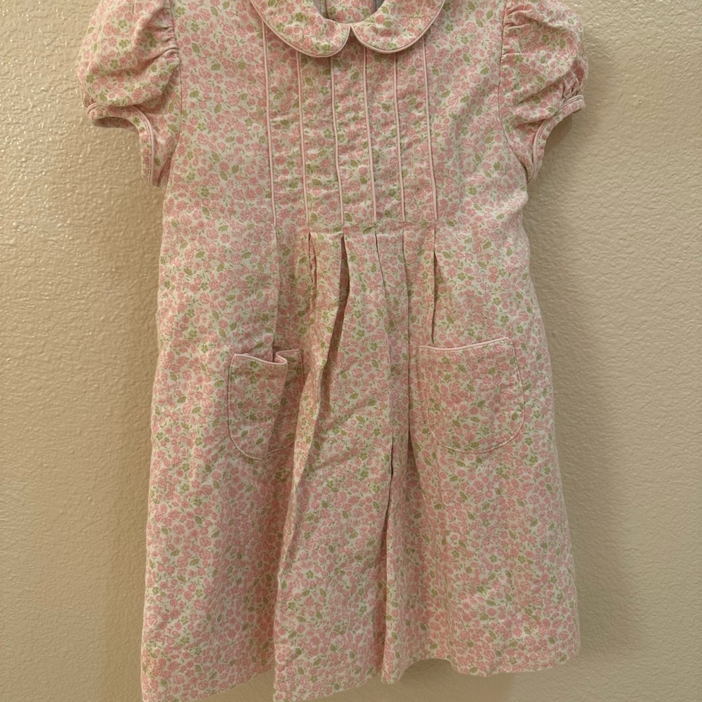Charming Pink Floral Kids Dress
